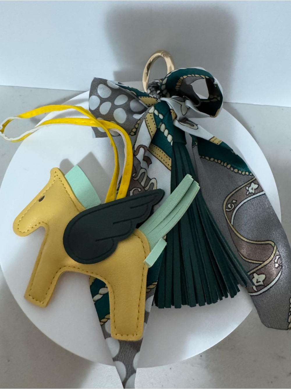 Pegasus Horse Keychain with tassel